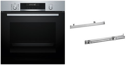 HBD578GH Einbaubackofen bestehend aus HBG578BS3 + HEZ538000 / A+ HBD578GH Einbaubackofen bestehend aus HBG578BS3 + HEZ538000 / A+ von Bosch