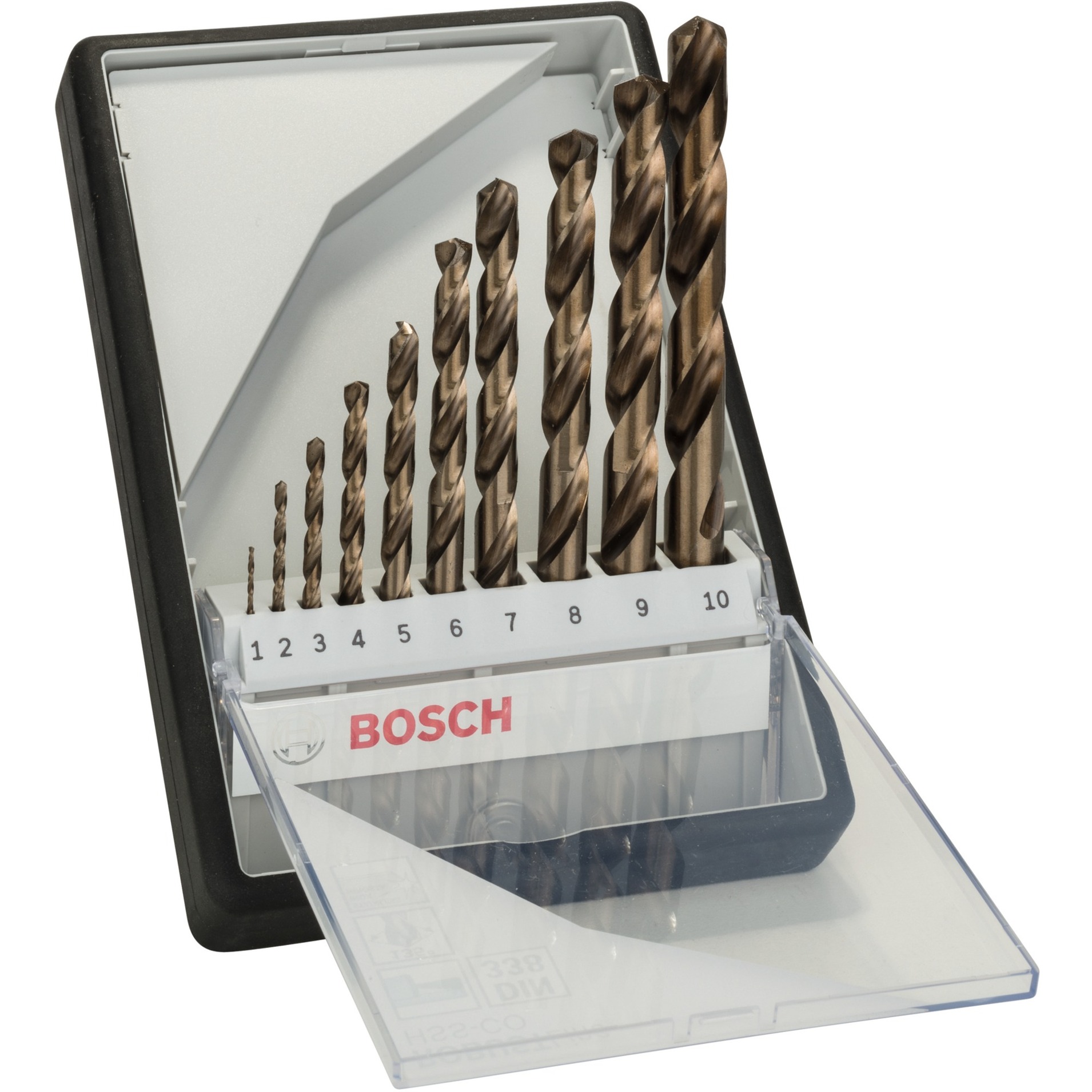 HSS-Co Robust Line Metallbohrer-Satz, 10-teilig von Bosch