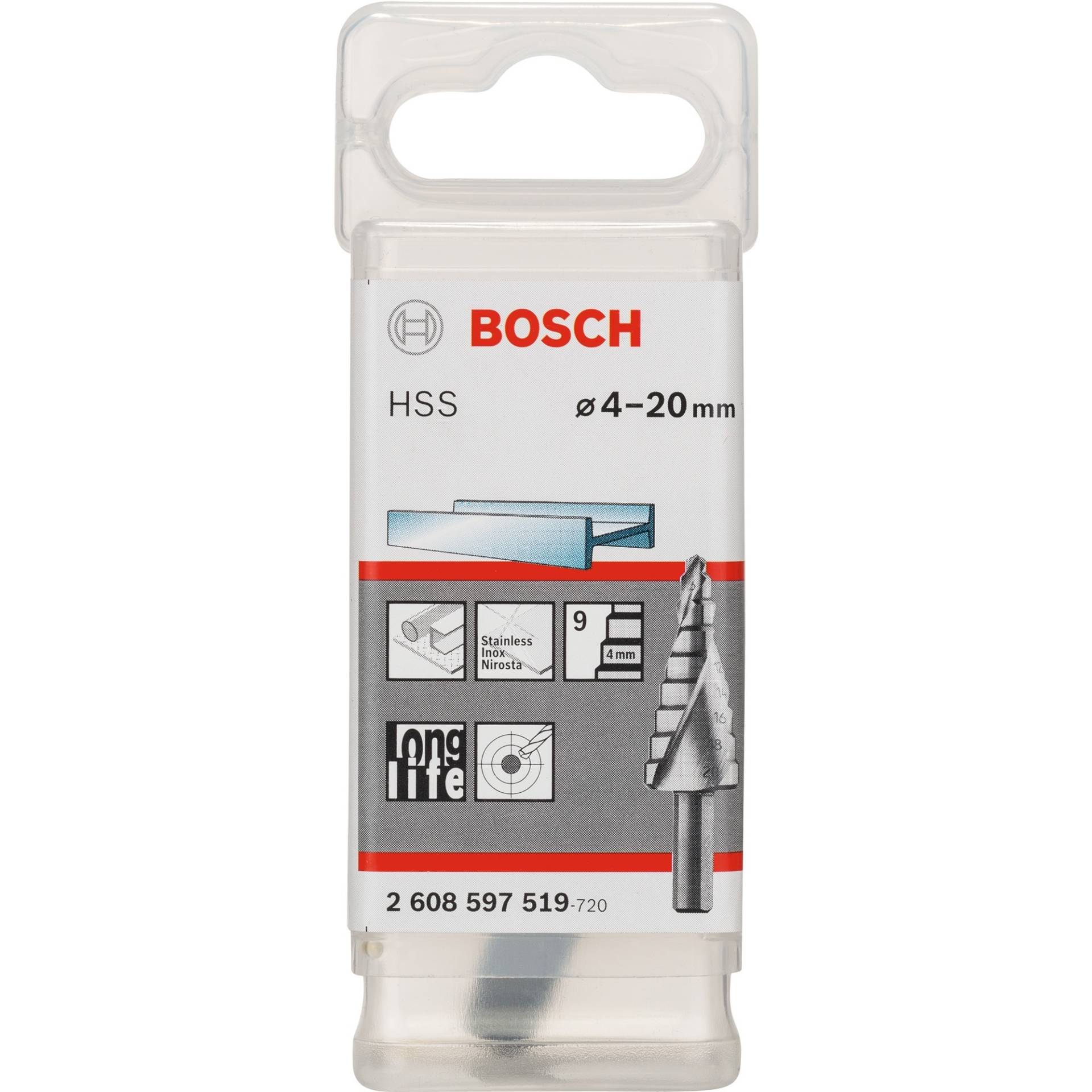 HSS-Stufenbohrer, Ø 4mm - Ø 20mm von Bosch