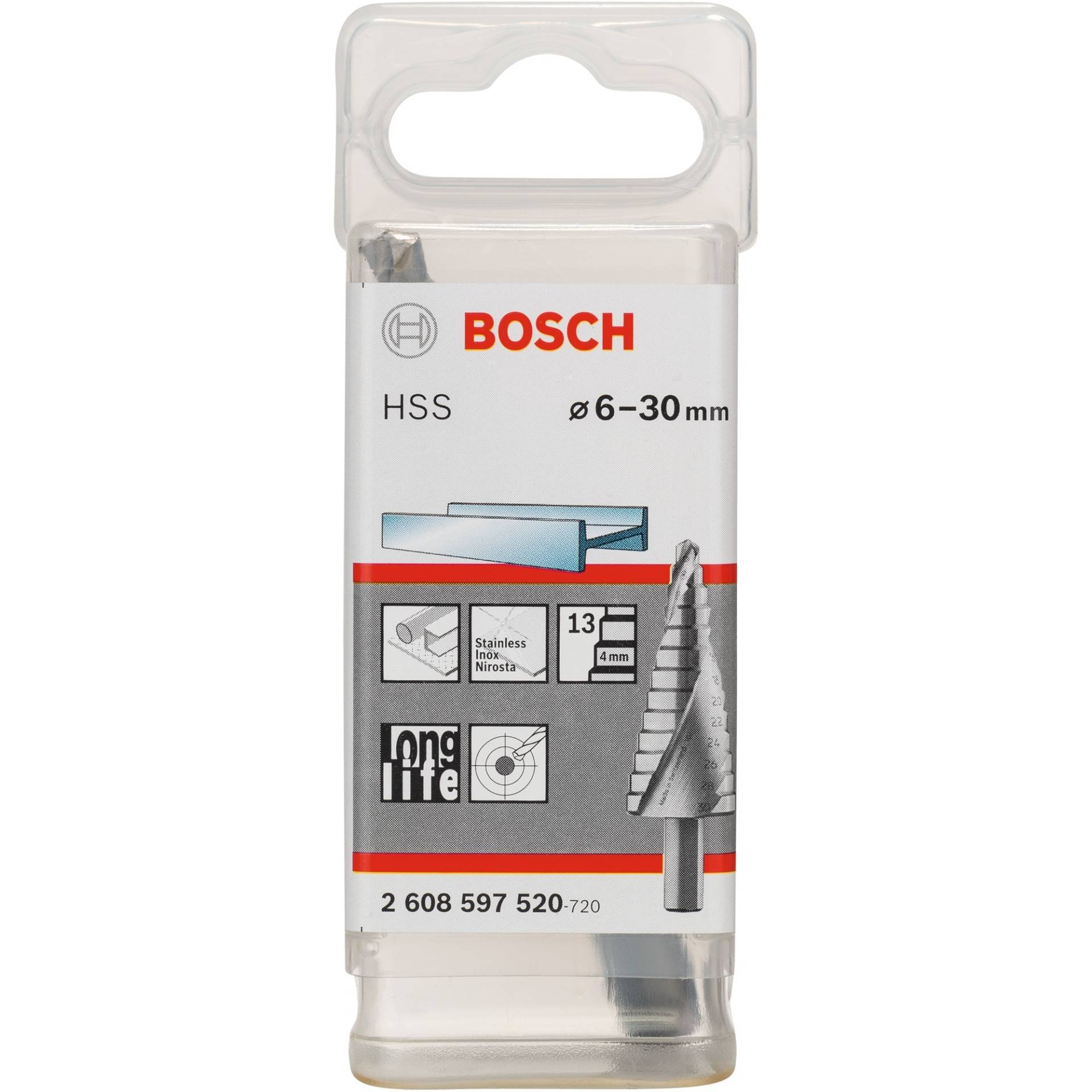 HSS-Stufenbohrer, Ø 6mm - Ø 30mm von Bosch