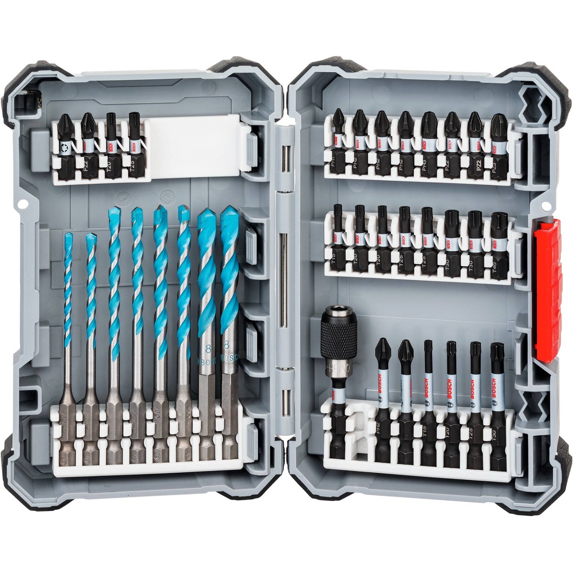 Impact Control-Schrauberbit-Set m. Mehrzweckbohrern, 1/4", 35-teilig, Bohrer- & Bit-Satz Impact Control-Schrauberbit-Set m. Mehrzweckbohrern, 1/4", 35-teilig, Bohrer- & Bit-Satz von Bosch