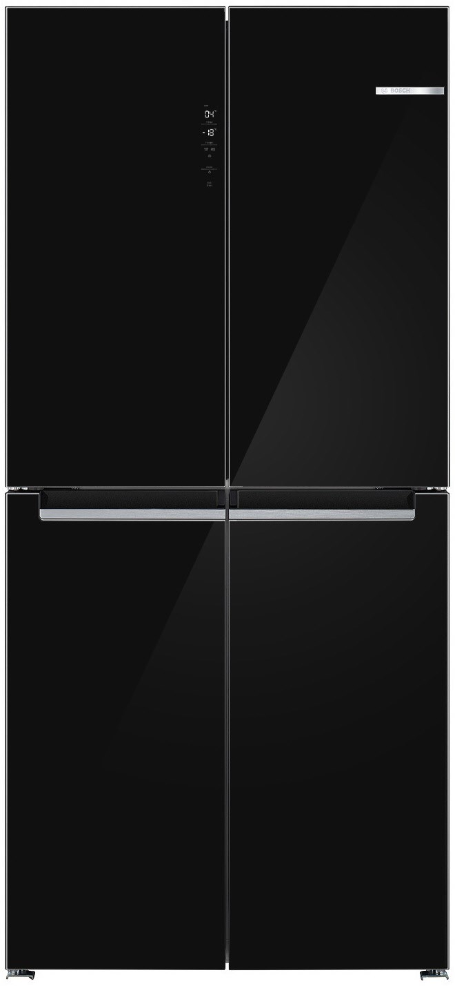 KMC85LBEA French Door Kühl-/Gefrierkombination schwarz / E von Bosch
