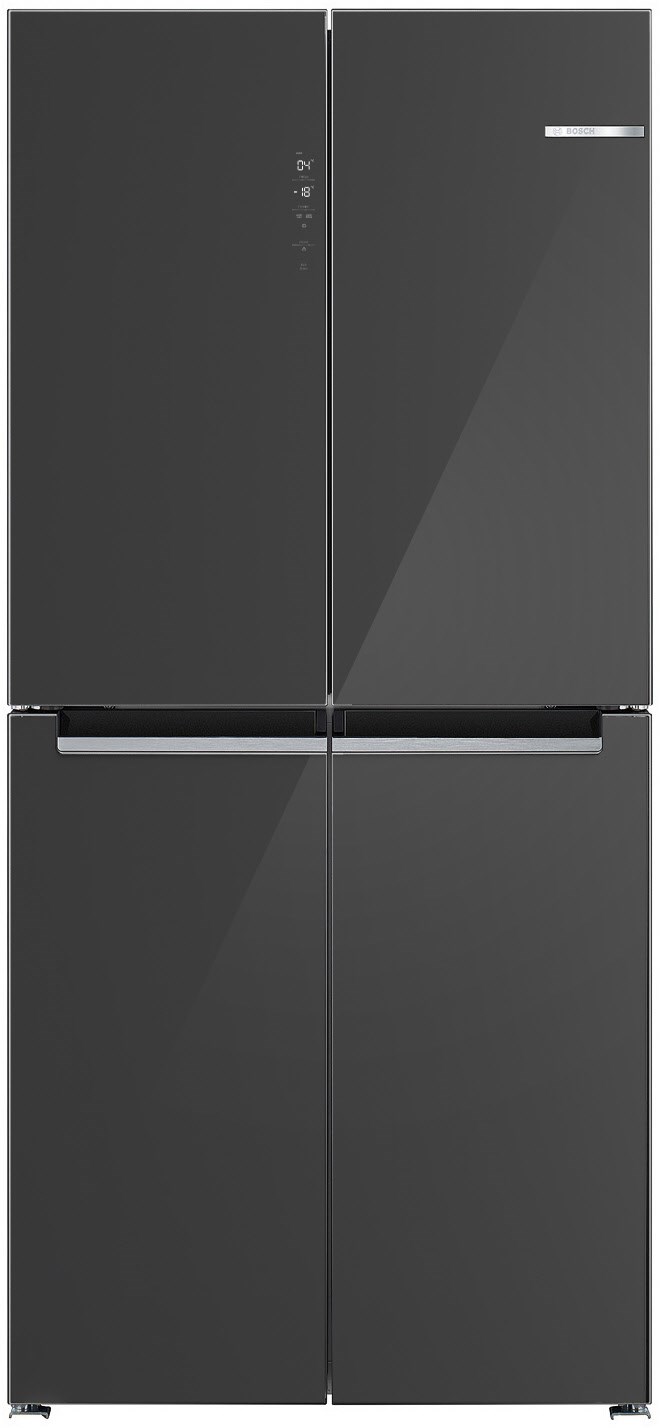 KMC85LEEA French Door Kühl-/Gefrierkombination grau / E von Bosch