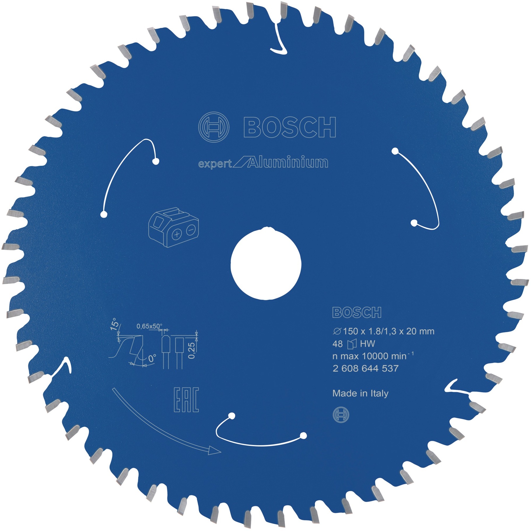 Kreissägeblatt Expert for Aluminium, Ø 150mm, 48Z von Bosch