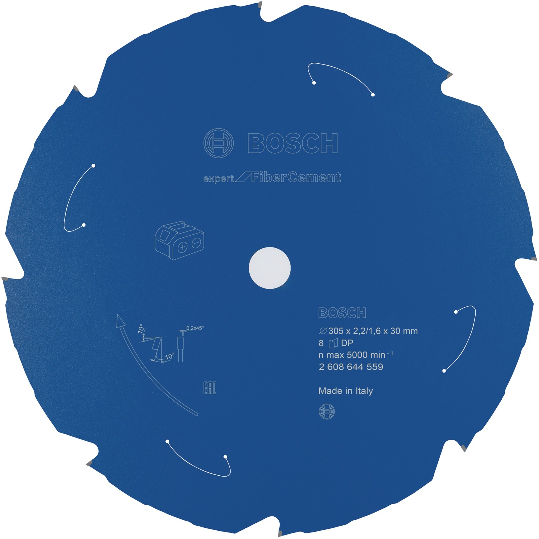 Kreissägeblatt Expert for Fibre Cement, Ø 305mm, 8Z von Bosch