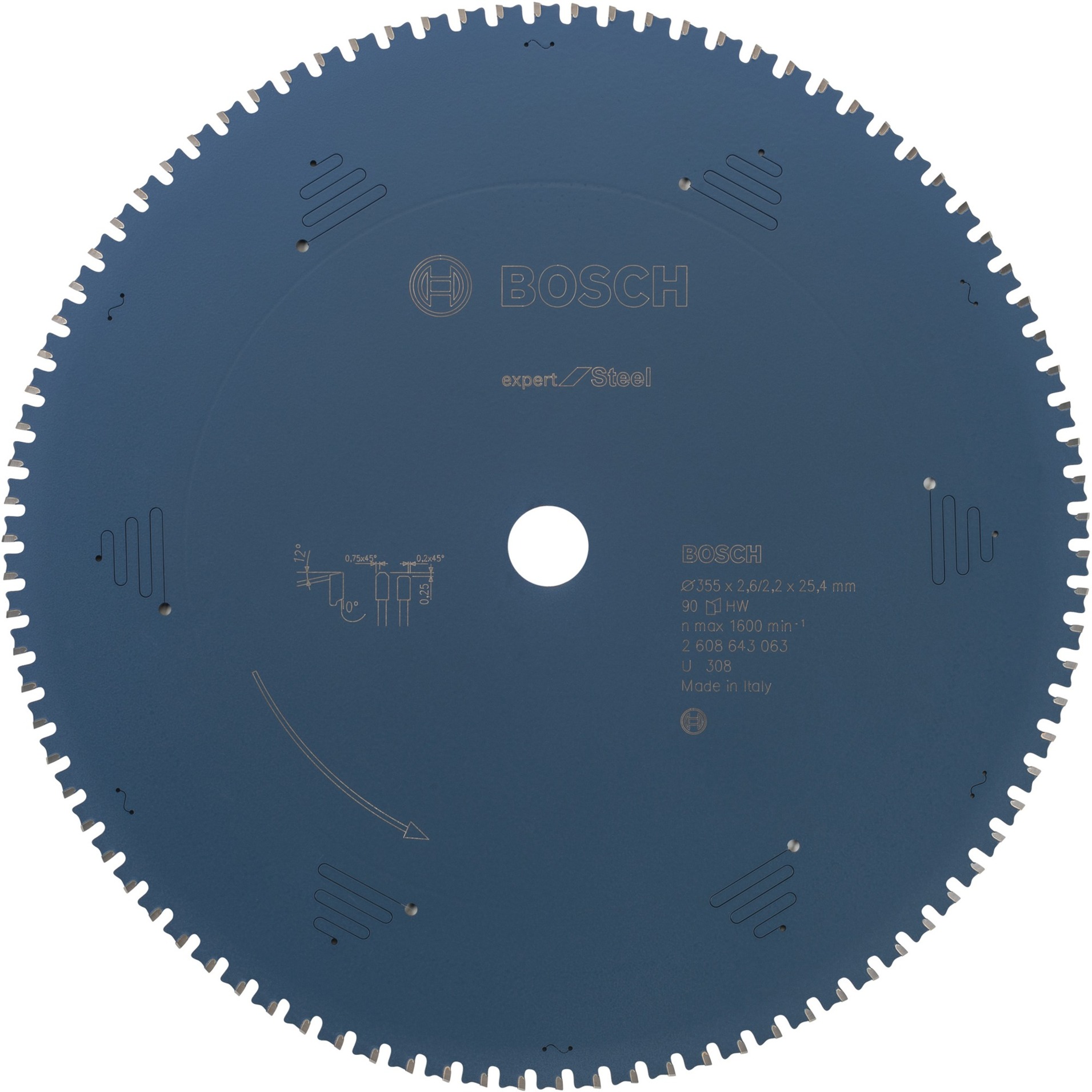 Kreissägeblatt Expert for Steel, Ø 355mm, 90Z Kreissägeblatt Expert for Steel, Ø 355mm, 90Z von Bosch