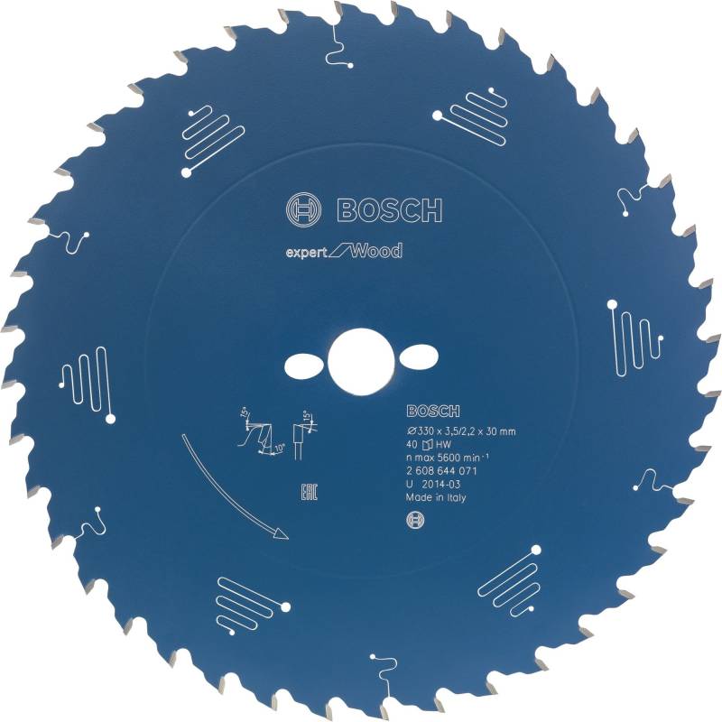 Kreissägeblatt Expert for Wood, Ø 165mm, 24Z von Bosch