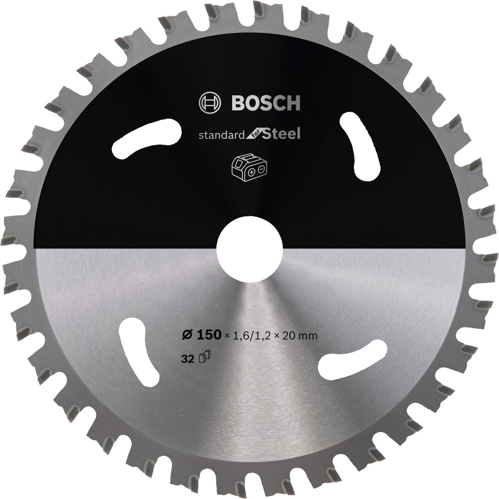 Kreissägeblatt Standard for Steel, Ø 150mm, 32Z von Bosch