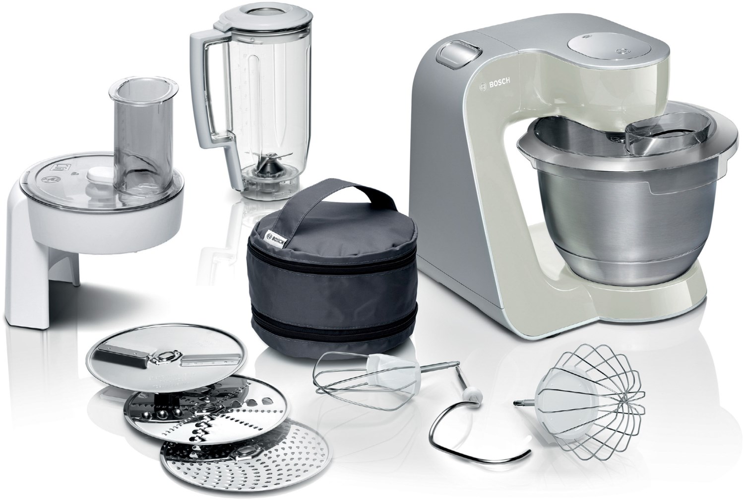 MUM58L20 Küchenmaschine mineral grau/silber MUM58L20 Küchenmaschine mineral grau/silber von Bosch