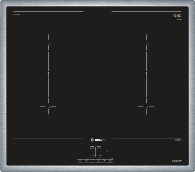 NVQ645CB5M Glaskeramik-Induktions-Kochfeld edelstahl von Bosch