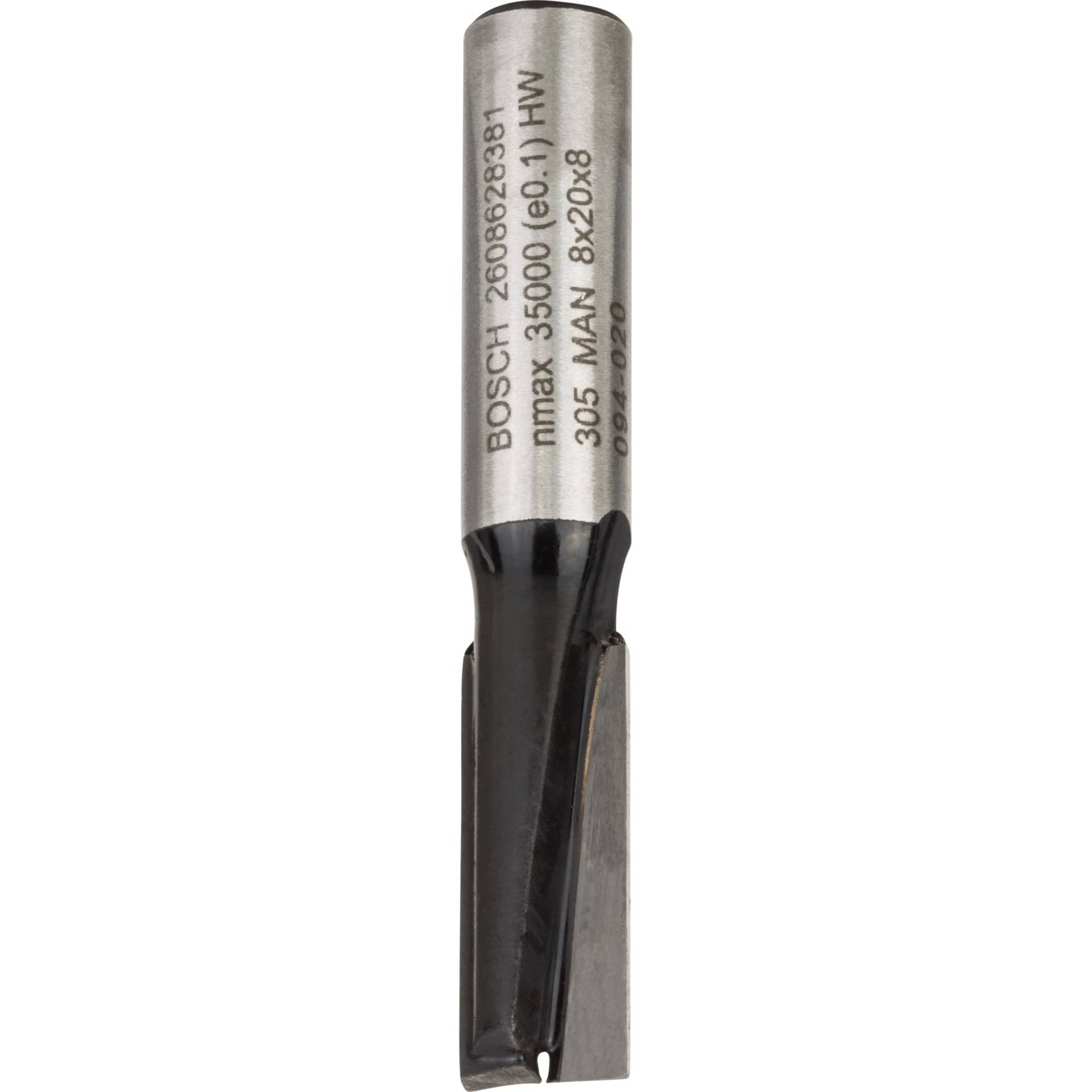 Nutfräser Standard for Wood, Ø 8mm, Arbeitslänge 19,6mm Nutfräser Standard for Wood, Ø 8mm, Arbeitslänge 19,6mm von Bosch
