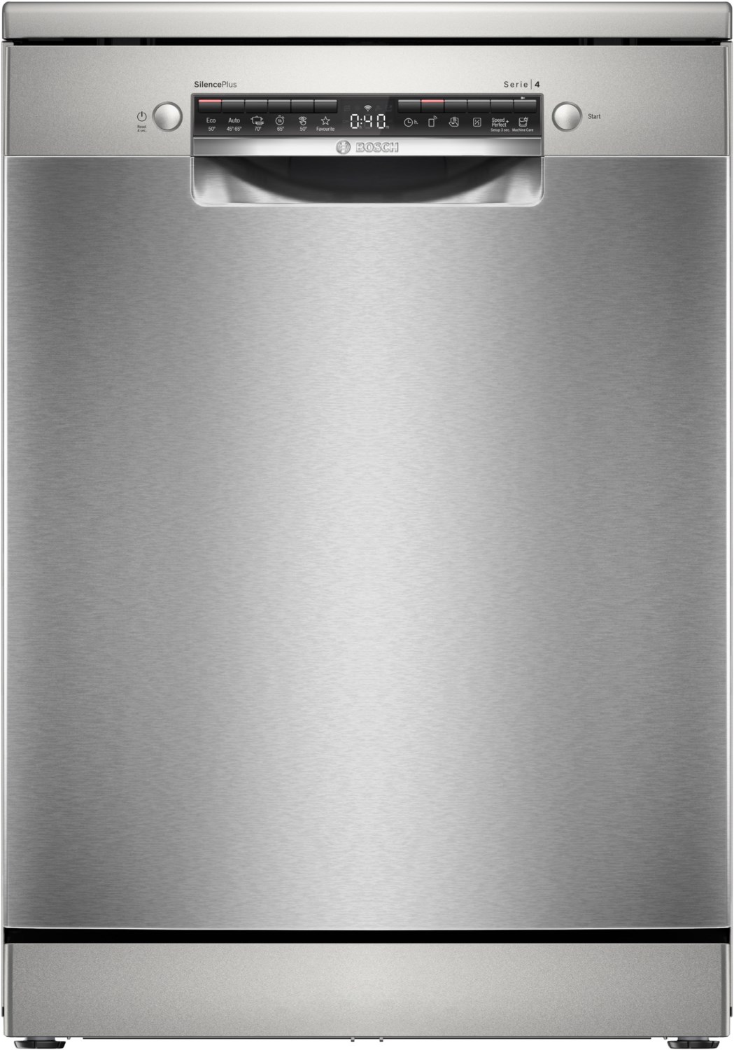 SMS4EMI06E Stand-Geschirrspüler 60 cm silver inox / B von Bosch