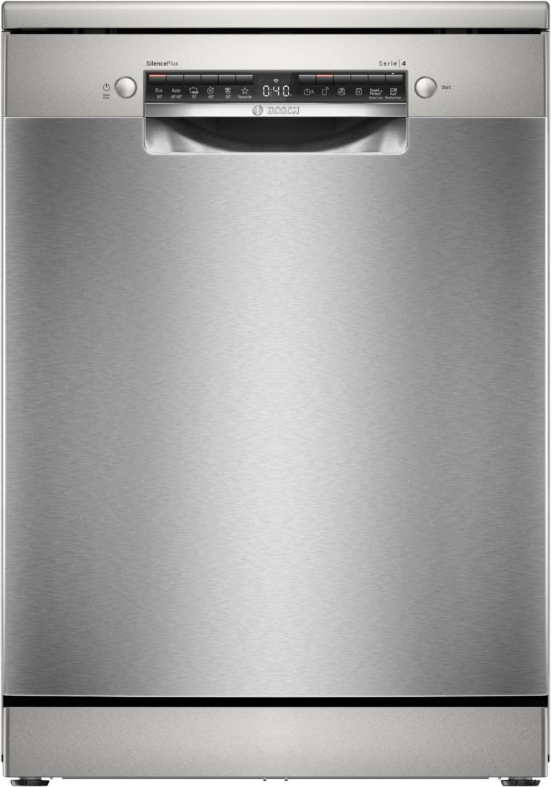 SMS4EVI08E Stand-Geschirrspüler 60 cm edelstahl/cleansteel / B von Bosch