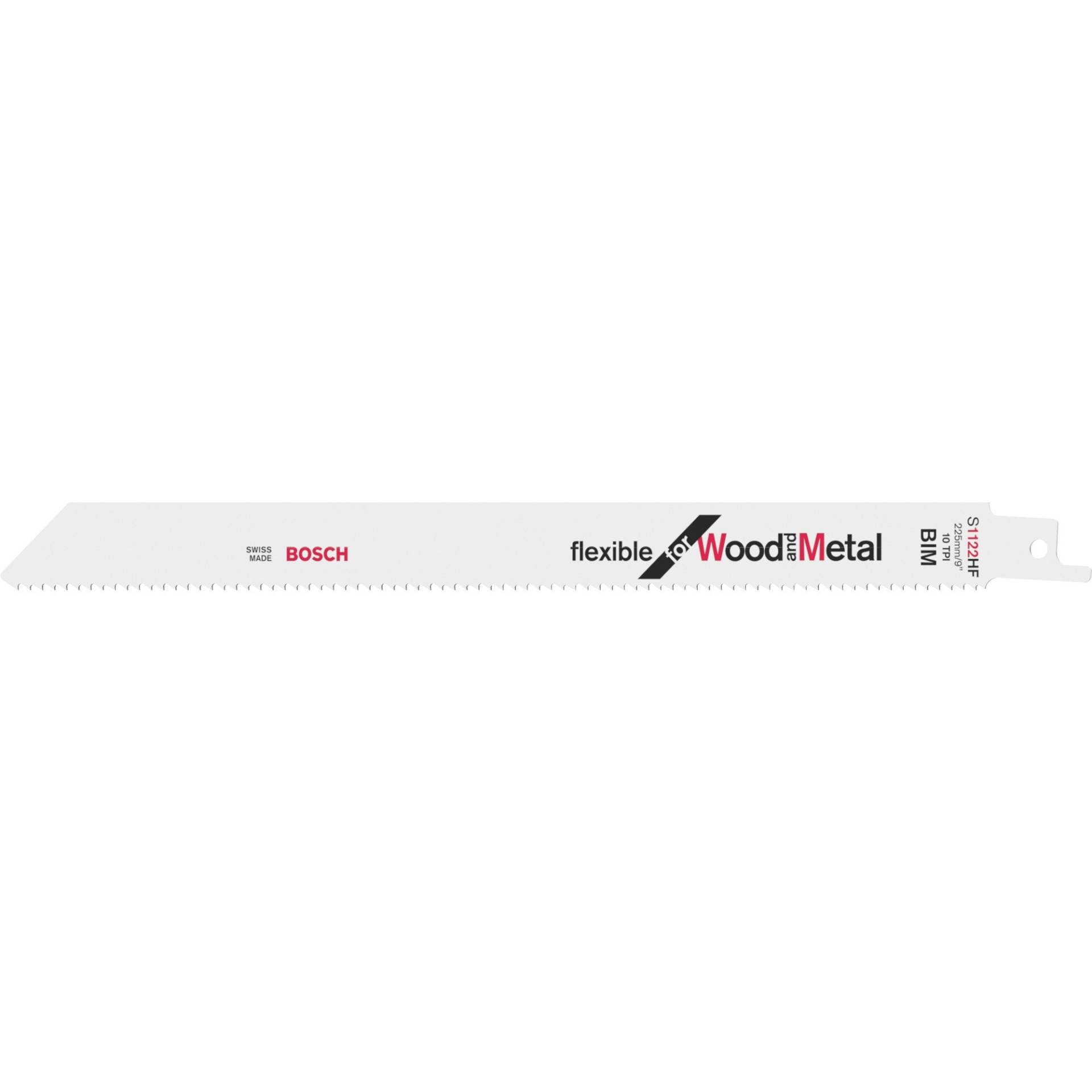 Säbelsägeblatt S 1122 HF Flexible for Wood and Metal, 5 Stück von Bosch
