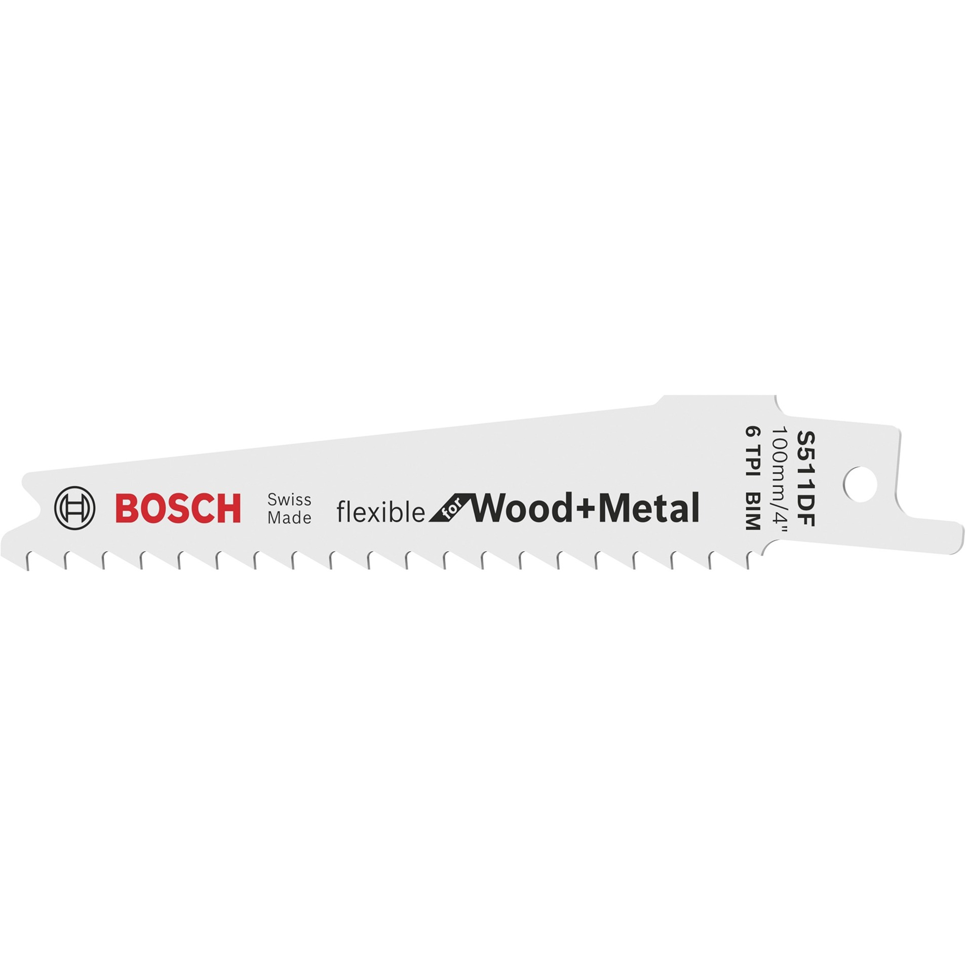 Säbelsägeblatt S 511 DF Flexible for Wood and Metal, 5 Stück von Bosch