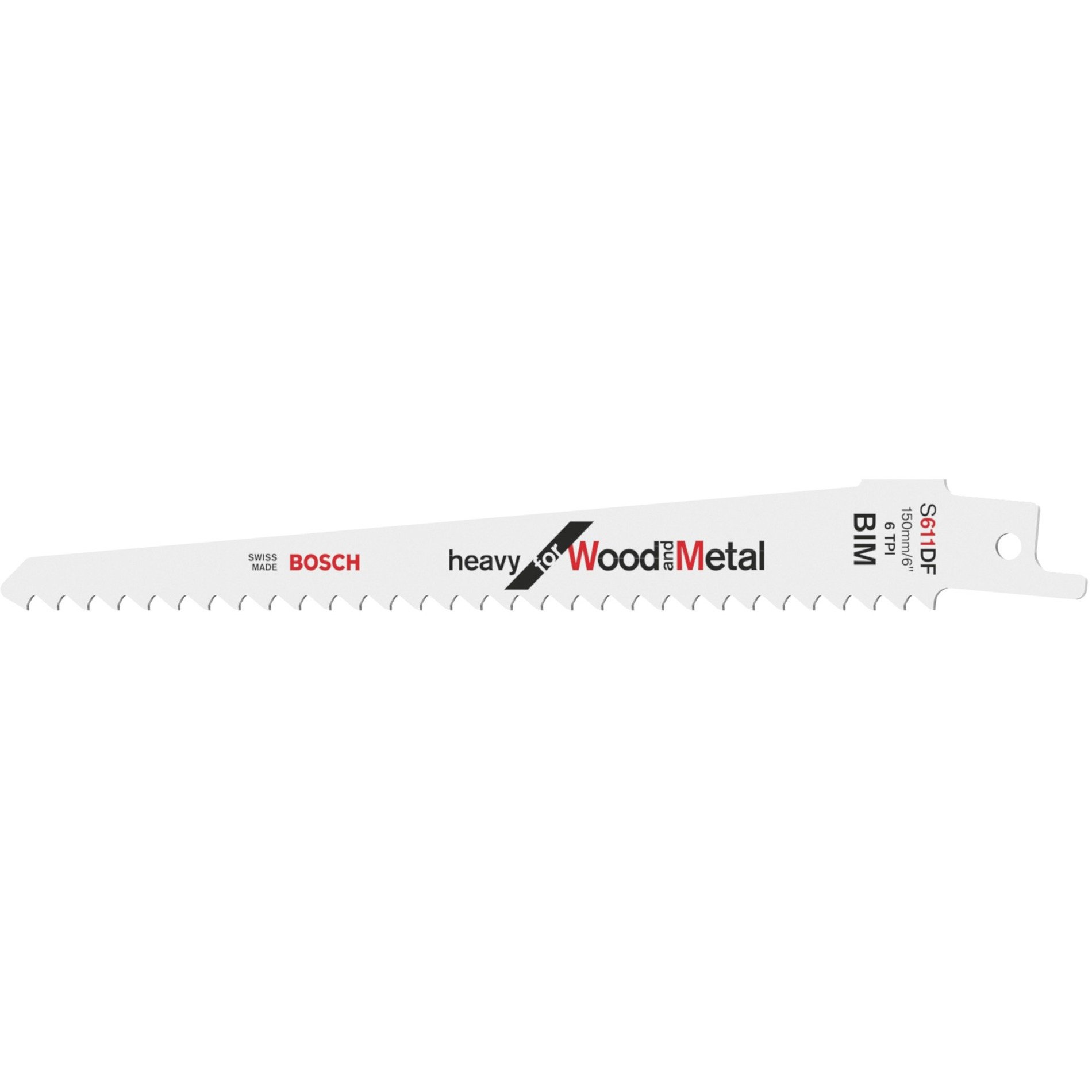 Säbelsägeblatt S 611 DF Heavy for Wood and Metal, 100 Stück Säbelsägeblatt S 611 DF Heavy for Wood and Metal, 100 Stück von Bosch
