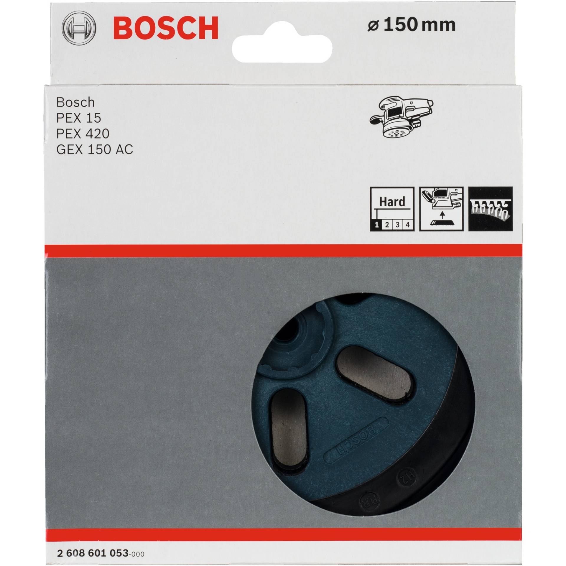 Schleifteller hart, Ø 150mm Schleifteller hart, Ø 150mm von Bosch