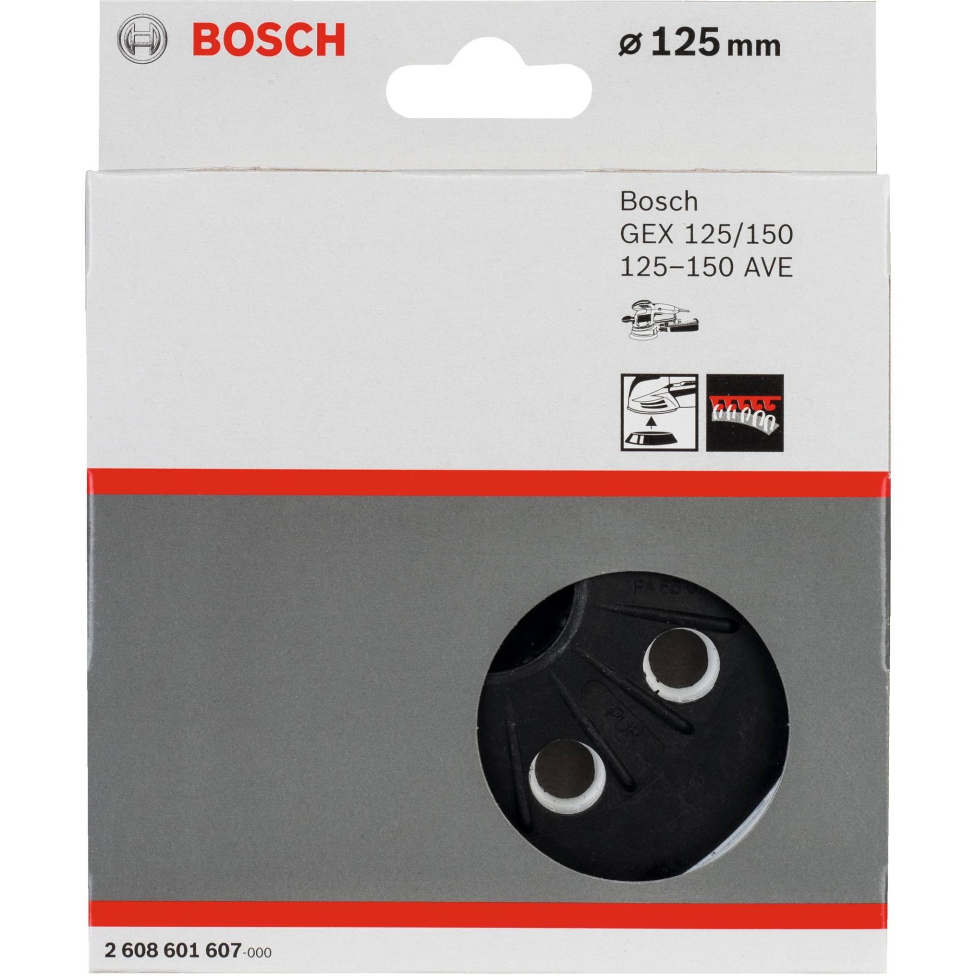 Schleifteller mittelhart, Ø 125mm von Bosch