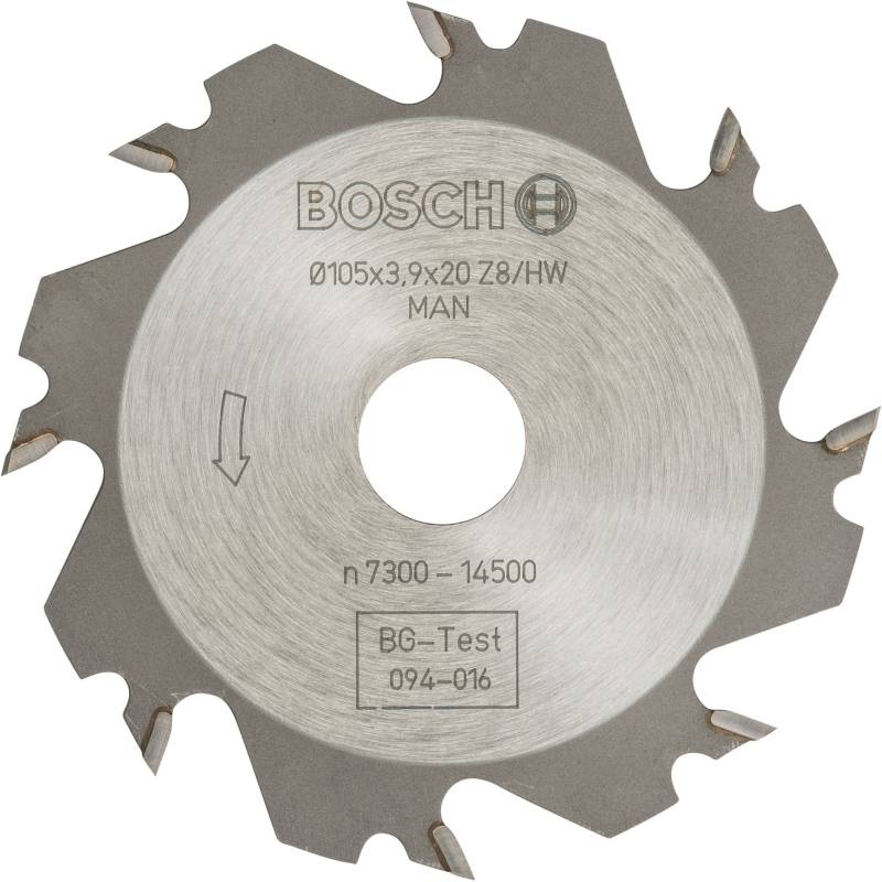 Schlitzfräser Ø 105mm x 20mm, 8Z von Bosch