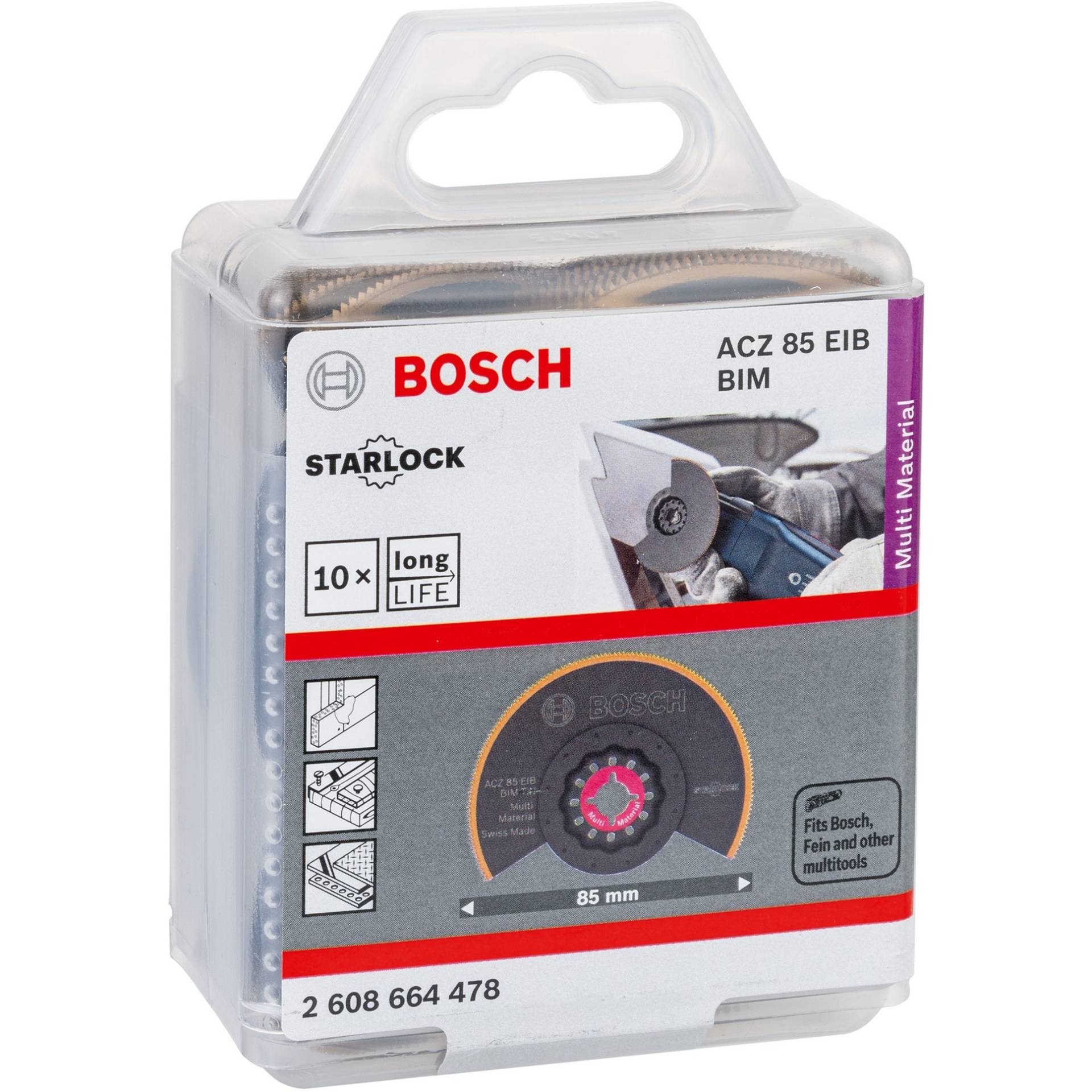 Segmentsägeblatt ACZ 85 EIB Multi Material, Ø 85mm von Bosch