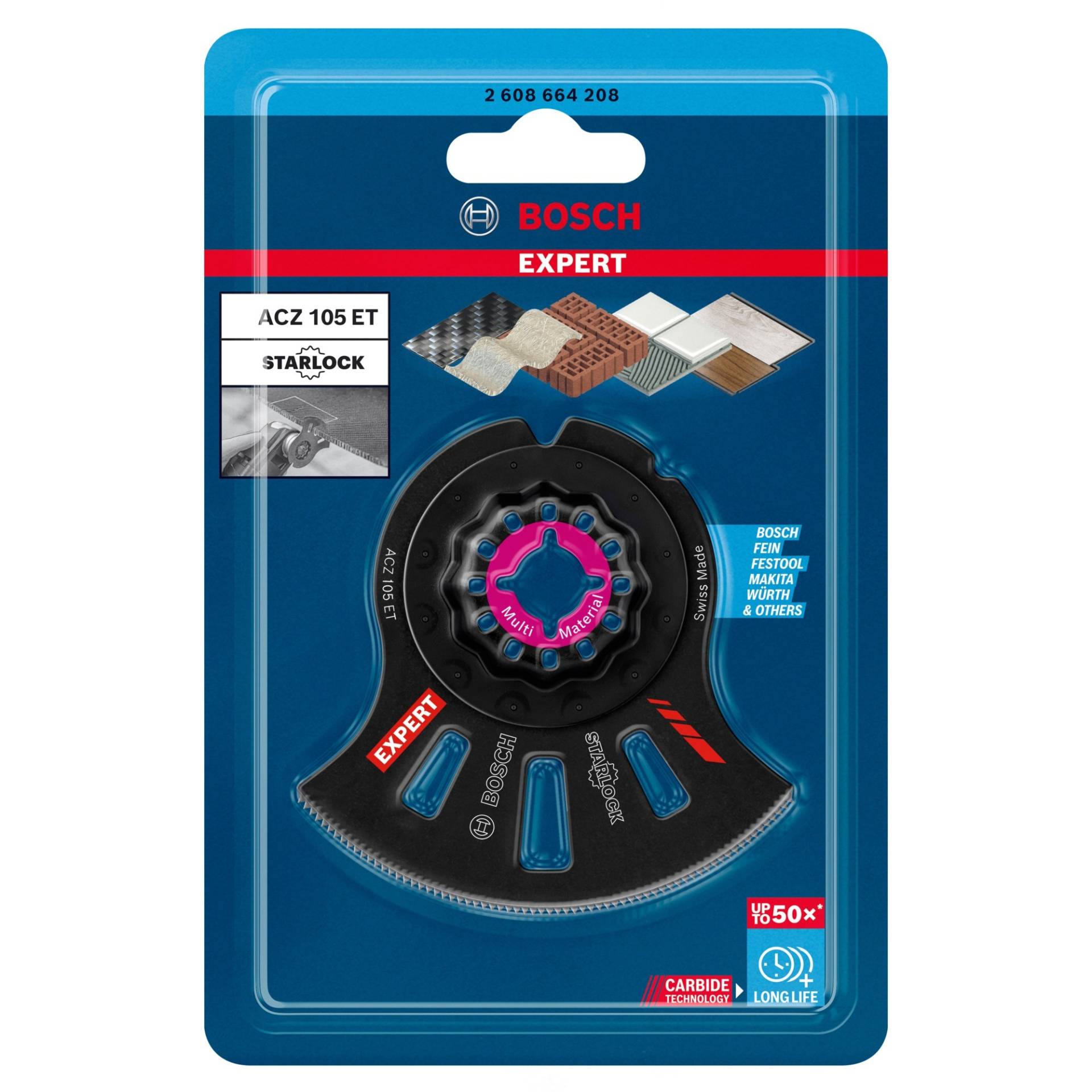Segmentsägeblatt Expert ACZ 105 ET Multi Material, Ø 105mm von Bosch