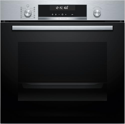 Bosch HBG578BS3, Serie 6, Einbau-Backofen 60 x 60cm, Pyrolyse-Selbstreinigung, Air Fry Funktion, Automatikprogramme, 3D-Heißluft, Hydrolytische Reinigungshilfe, Soft Close, LCD-Display, Edelstahl Bosch HBG578BS3, Serie 6, Einbau-Backofen 60 x 60cm, Pyrolyse-Selbstreinigung, Air Fry Funktion, Automatikprogramme, 3D-Heißluft, Hydrolytische Reinigungshilfe, Soft Close, LCD-Display, Edelstahl von Bosch