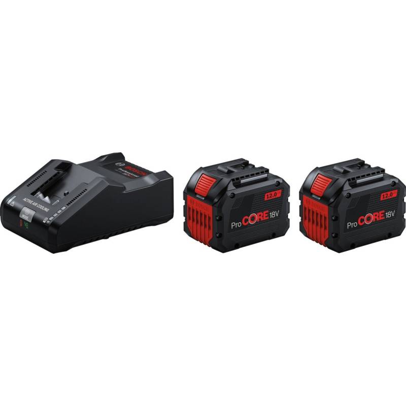 Starter-Set 18V, 2x ProCORE 18V 12,0Ah + GAL 18V-160 Professional von Bosch
