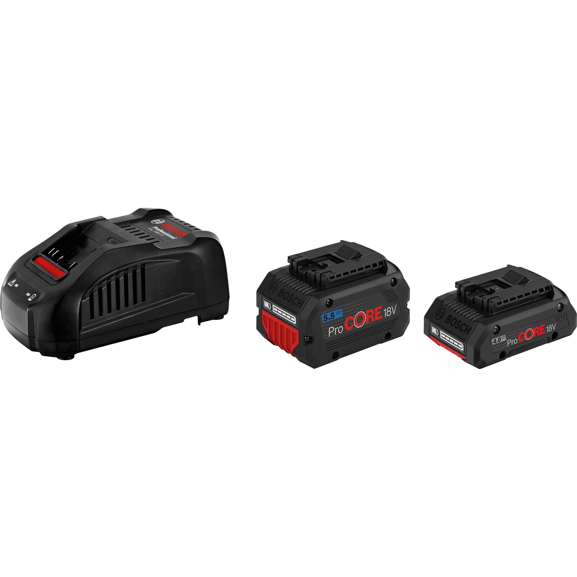 Starter-Set 18V, ProCORE 18V 4.0Ah + ProCORE 18V 5.5Ah + GAL 1880 CV Professional Starter-Set 18V, ProCORE 18V 4.0Ah + ProCORE 18V 5.5Ah + GAL 1880 CV Professional von Bosch