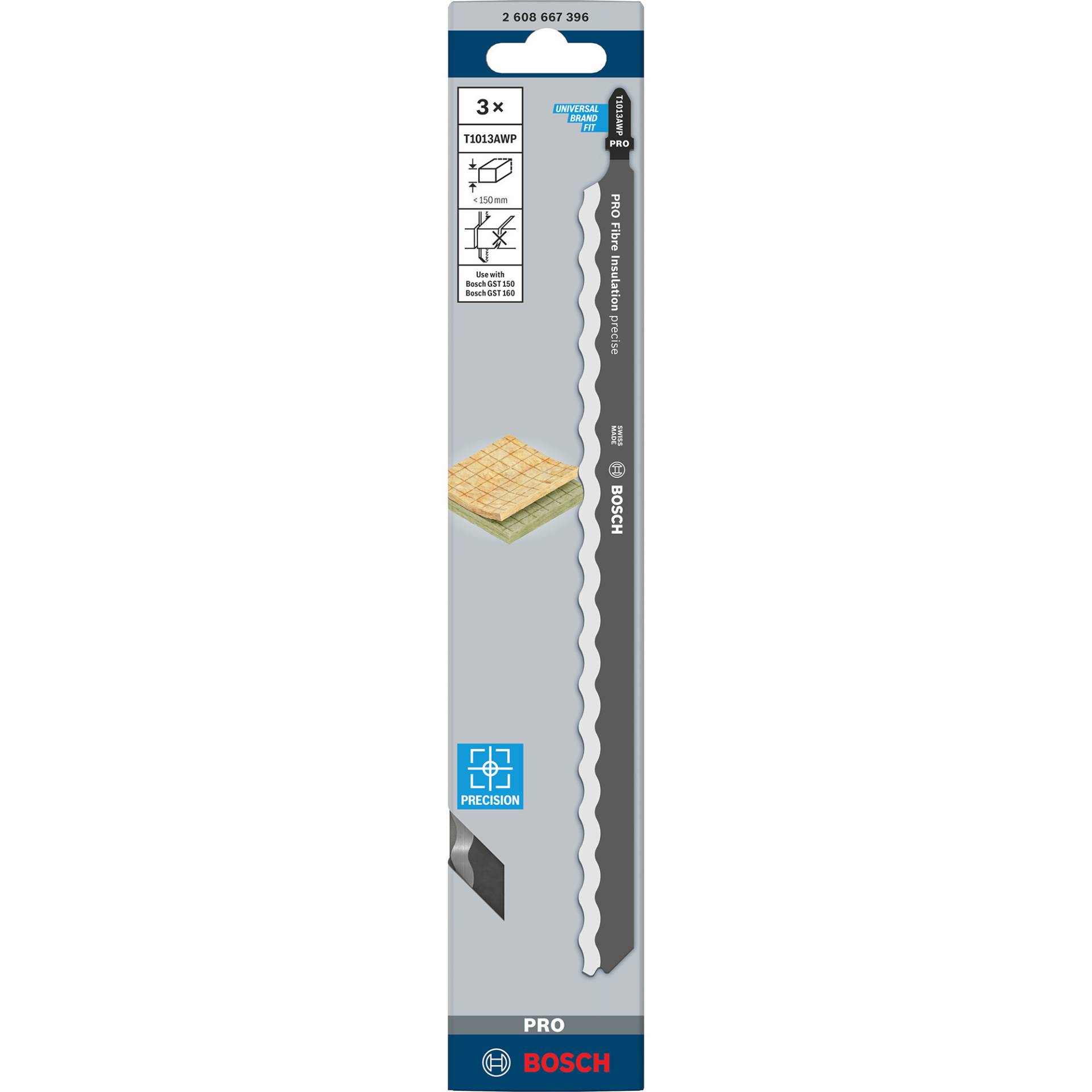 Stichsägeblatt T 1013 AWP Precision for Soft Material, 250mm Stichsägeblatt T 1013 AWP Precision for Soft Material, 250mm von Bosch