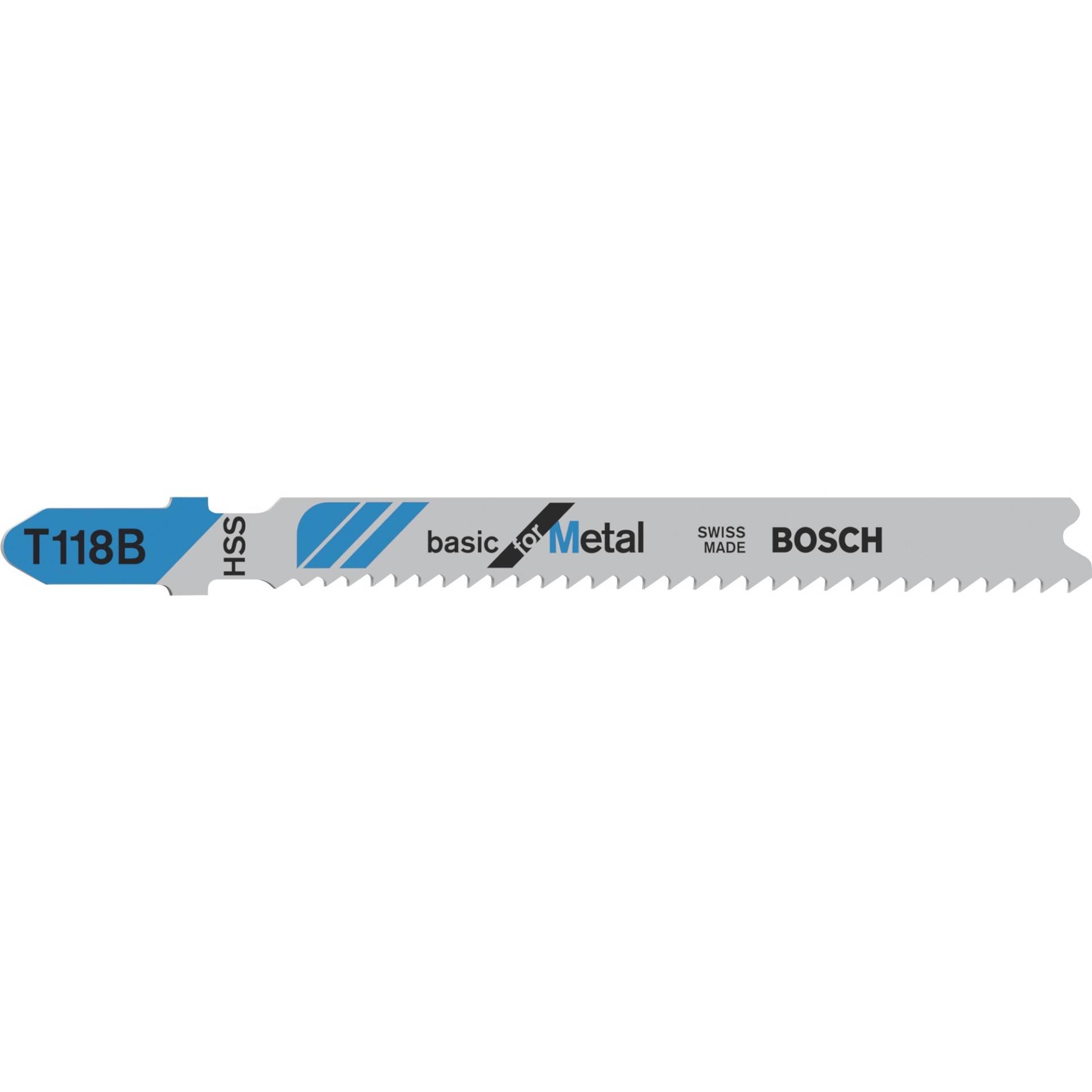Stichsägeblatt T 118 B Basic for Metal, 92mm Stichsägeblatt T 118 B Basic for Metal, 92mm von Bosch