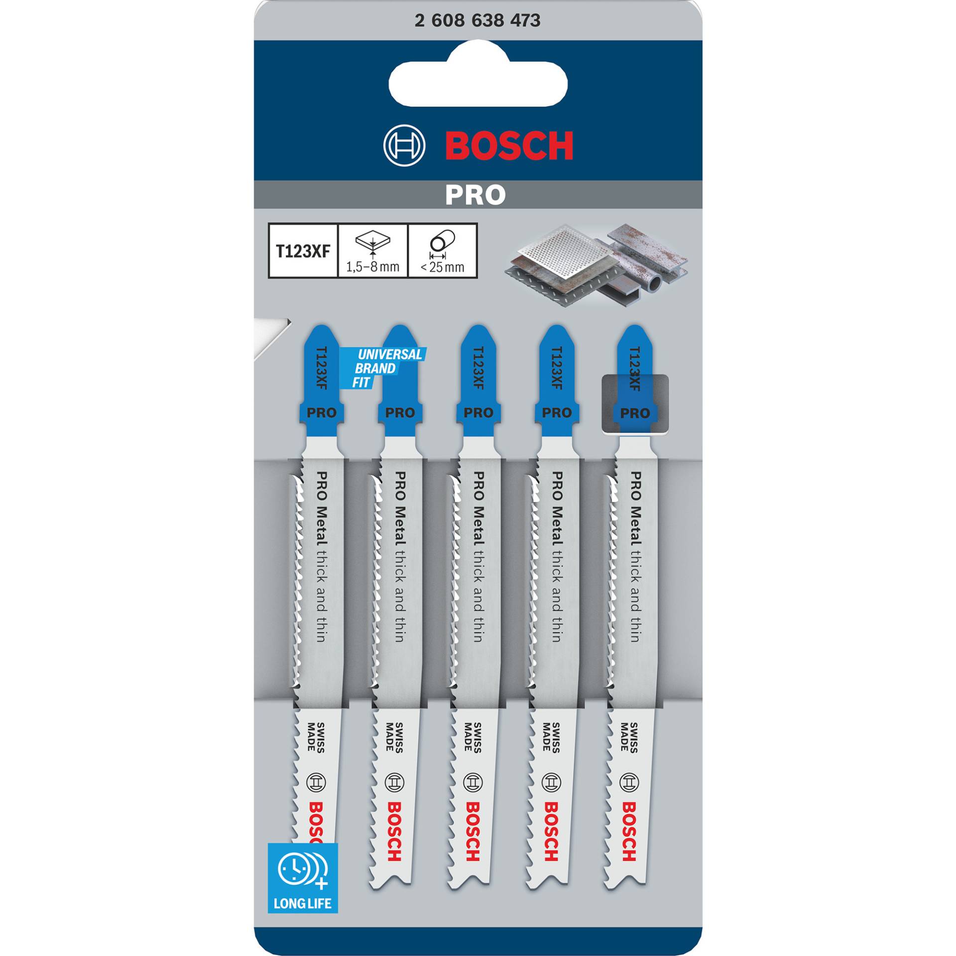 Stichsägeblatt T 123 X Progressor for Metal, 100mm von Bosch