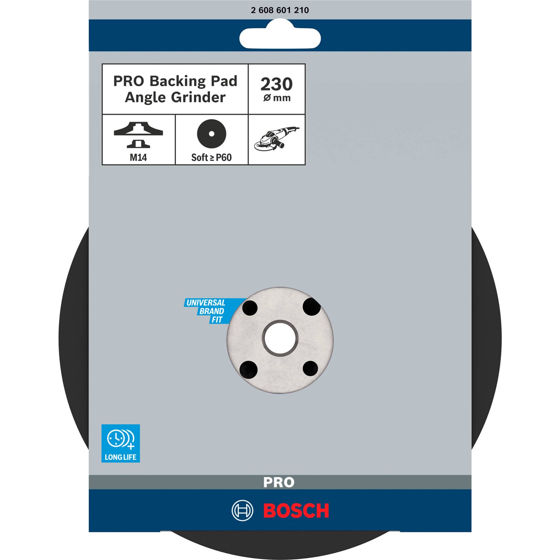 Stützteller für Fiberschleifscheiben 230mm, M14, Schleifteller Stützteller für Fiberschleifscheiben 230mm, M14, Schleifteller von Bosch