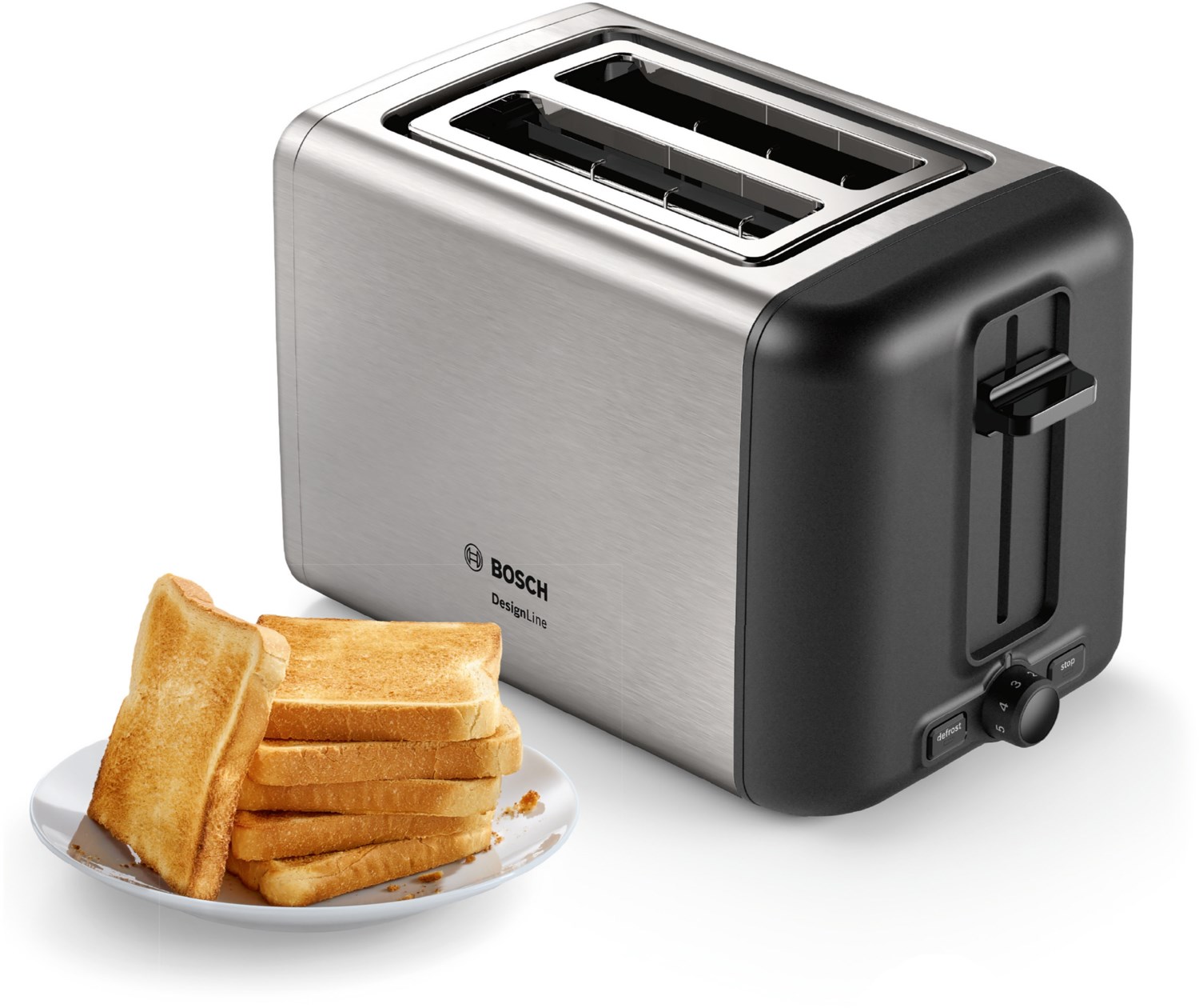 TAT3P420DE Kompakt-Toaster edelstahl von Bosch