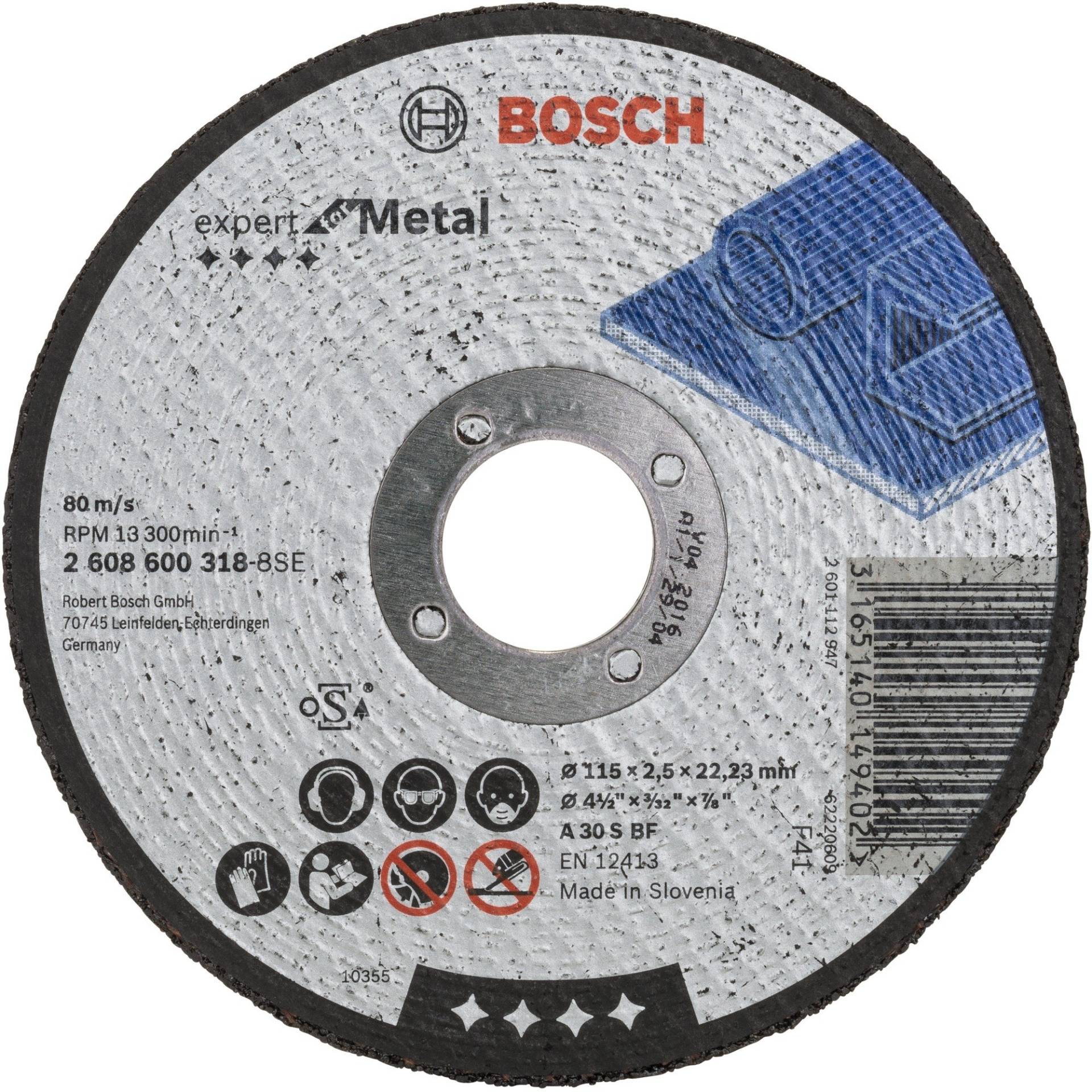 Trennscheibe Expert for Metal, Ø 115mm Trennscheibe Expert for Metal, Ø 115mm von Bosch