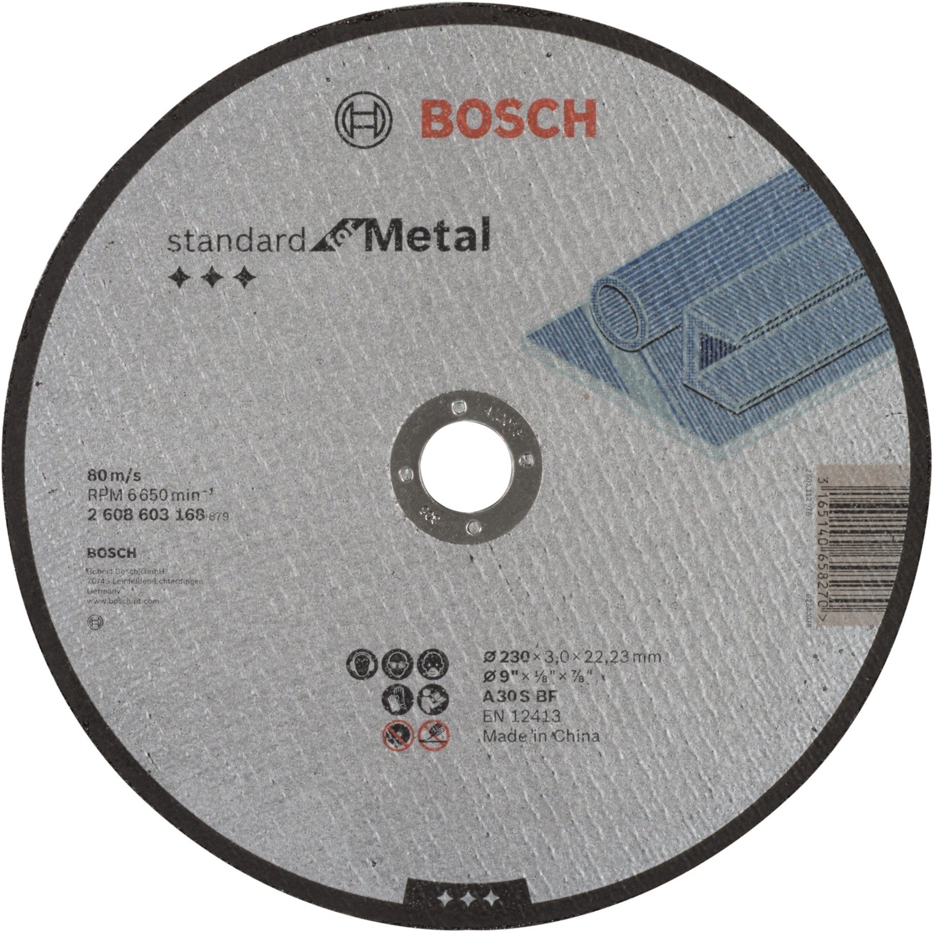 Trennscheibe Standard for Metal, Ø 230mm Trennscheibe Standard for Metal, Ø 230mm von Bosch