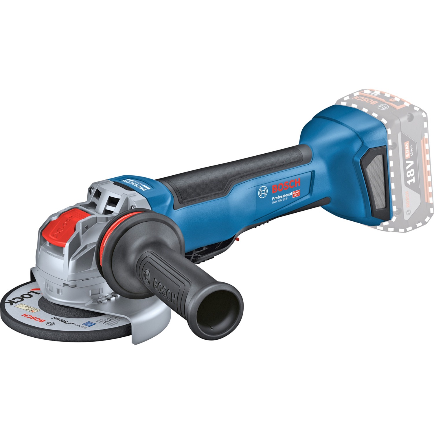 X-LOCK Akku-Winkelschleifer GWX 18V-10 P Professional solo, 18Volt X-LOCK Akku-Winkelschleifer GWX 18V-10 P Professional solo, 18Volt von Bosch