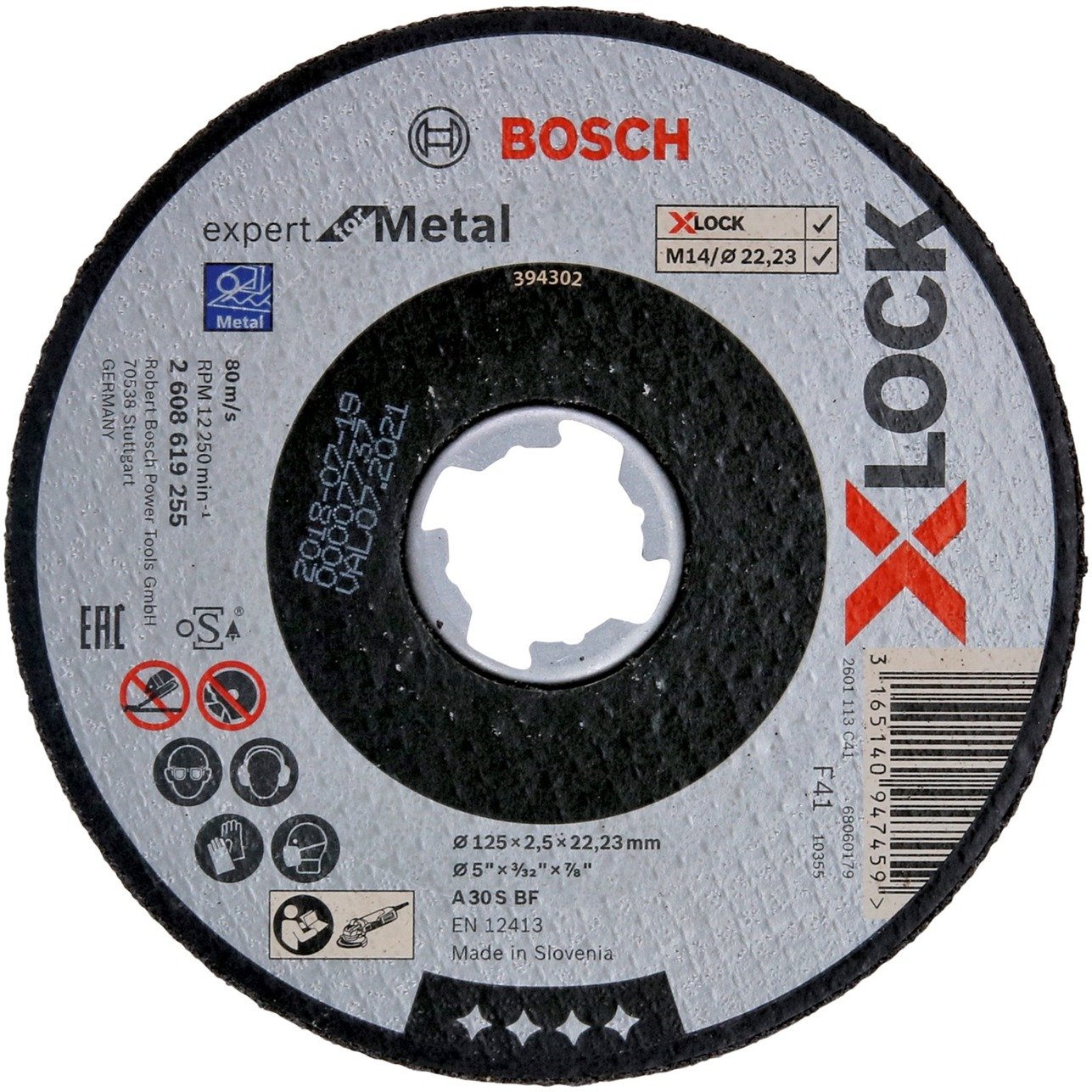 X-LOCK Trennscheibe Expert for Metal, Ø 125mm X-LOCK Trennscheibe Expert for Metal, Ø 125mm von Bosch