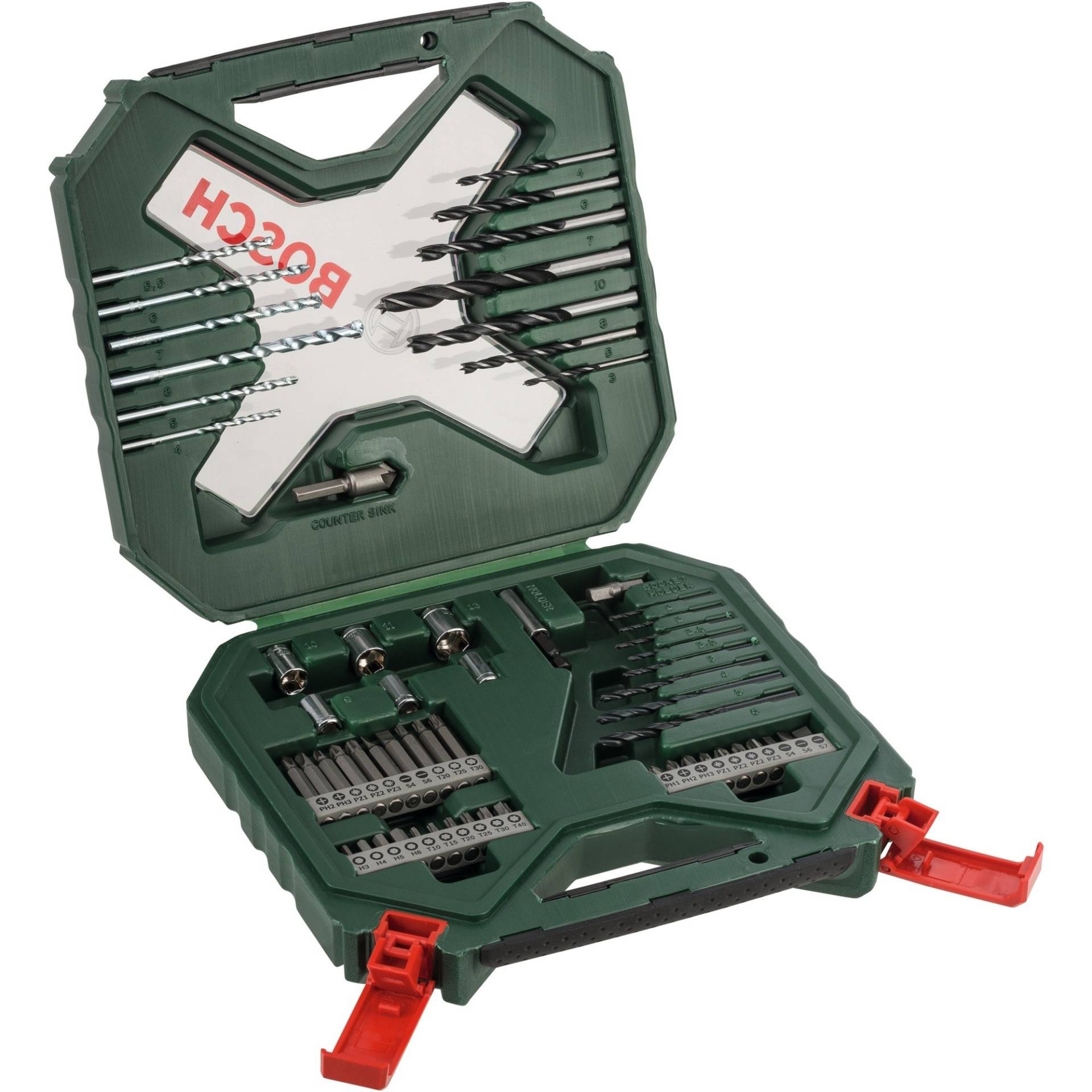 X-Line Bohrer- und Schrauber-Set, 60-teilig, Bohrer- & Bit-Satz X-Line Bohrer- und Schrauber-Set, 60-teilig, Bohrer- & Bit-Satz von Bosch