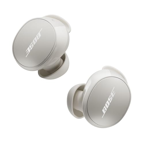 Bose QuietComfort Kabellose Noise-Cancelling-Earbuds, Lifestyle-Bluetooth-Earbuds mit aktivem Noise-Cancelling, bis zu 8,5 Stunden Akkulaufzeit, Weiß von Bose
