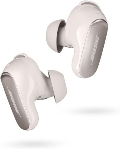 Bose QuietComfort Ultra kabellose Noise-Cancelling-Earbuds, Bluetooth-Earbuds für räumlichen Klang und mit erstklassigem Noise-Cancelling, Bluetooth-Earbuds, Weiß von Bose