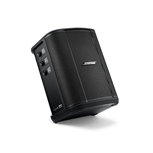 Bose S1 Pro+ All-in-One kabelloses, tragbares Bluetooth-Lautsprecher-PA-System, Schwarz von Bose
