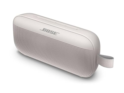 Bose SoundLink Flex Bluetooth Speaker – kabelloser, wasserdichter, tragbarer Outdoor-Lautsprecher – Weiß von Bose