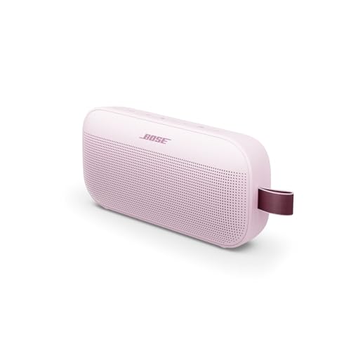 Bose SoundLink Flex Tragbarer Bluetooth-Lautsprecher (2. Gen.), Tragbarer Außen-Lautsprecher mit naturgetreuem Klang, bis zu 12 Akkulaufzeit, staubdicht und wasserdicht, Blütenrosa – Limited Edition von Bose