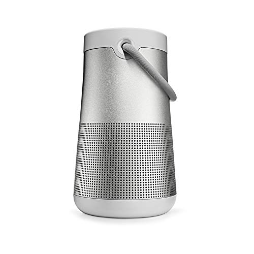 Bose SoundLink Revolve+ (Serie II) Bluetooth speaker – Tragbarer, wasserabweisender kabelloser Lautsprecher mit langer Akkulaufzeit, Silber von Bose