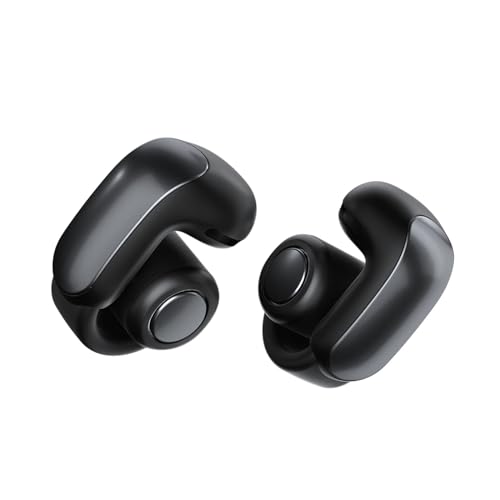 NEU Bose Ultra Open Ear Earbuds mit OpenAudio-Technologie, Open Ear kabellose Earbuds, bis zu 48 Stunden Akkulaufzeit, Schwarz von Bose