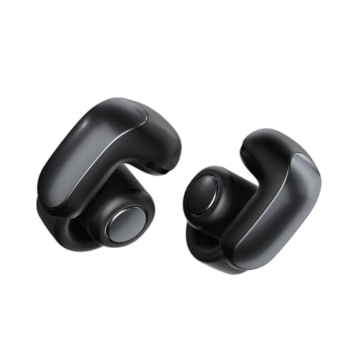 Bose Ultra Open Ear Earbuds mit OpenAudio-Technologie, Open Ear kabellose Earbuds, bis zu 48 Stunden Akkulaufzeit, Schwarz von Bose