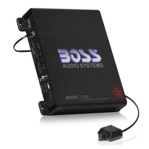 BOSS AUDIO R1100M Riot Serie Monoblock 1100 Watt Klasse A/B Verstärker von Boss Audio