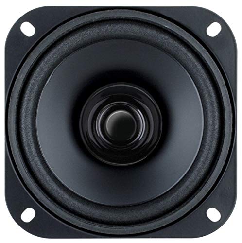 BOSS BRS40 quadratisch 50 W Auto-Lautsprecher – KFZ-Lautsprecher (50 W, 25 W, 4 Ohm, Polypropylen, 100 – 18 HZ, 4,44 cm) von Boss Audio