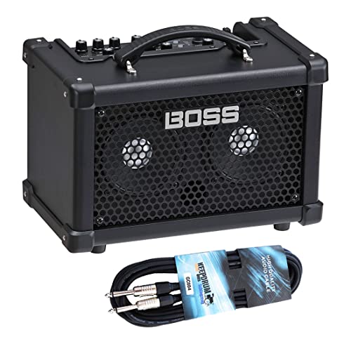 Boss Dual Cube Bass LX Tragbarer Bass Verstärker + keepdrum Klinkenkabel Boss Dual Cube Bass LX Tragbarer Bass Verstärker + keepdrum Klinkenkabel von BOSS