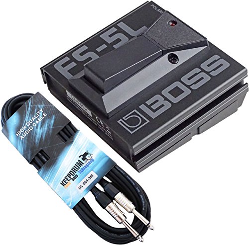 BOSS FS-5L Schwarz Fußschalter Footswitch + keepdrum Klinkenkabel 3m BOSS FS-5L Schwarz Fußschalter Footswitch + keepdrum Klinkenkabel 3m von Boss Guitar Equipment